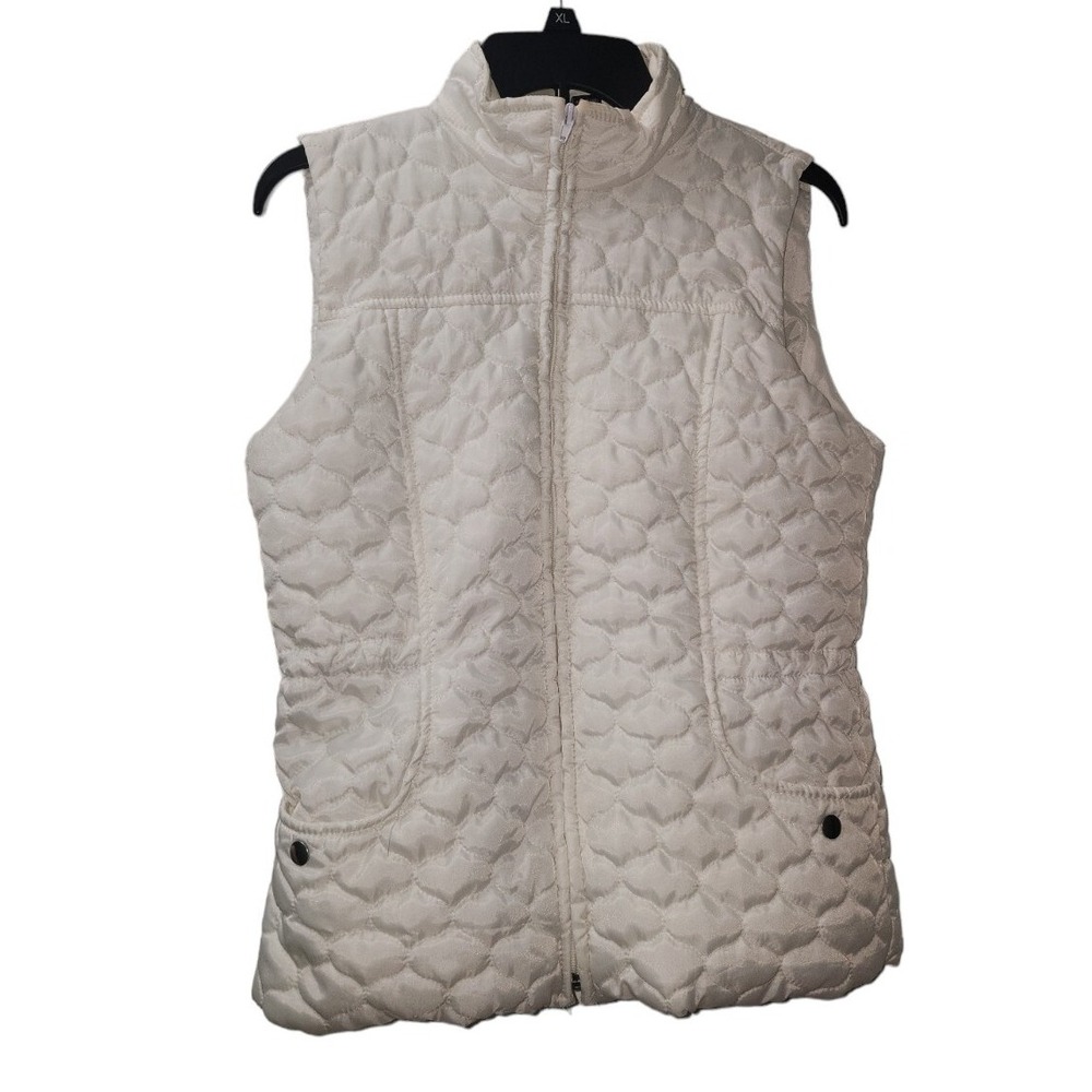 New Directions Quilted Vest Sleeveless Padded Lightweight‎ Pockets S